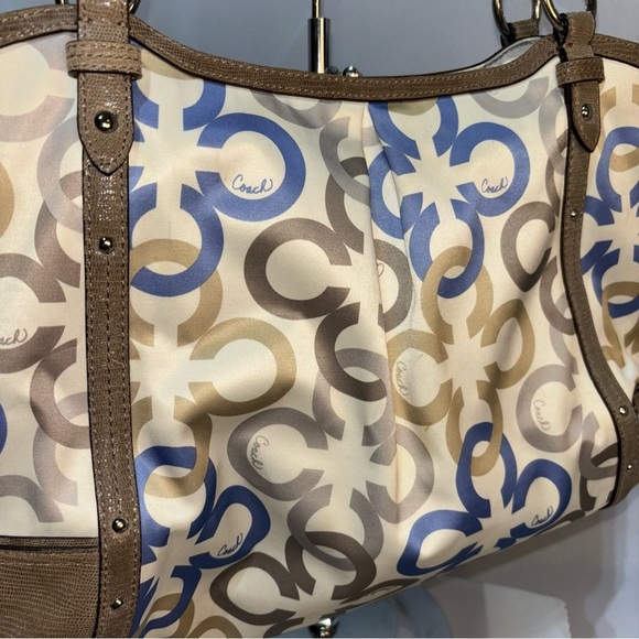 Coach Handbags - COACH F20806 Alexandria Chain Link Clover Signature C Shoulder Bag